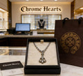 Chrome Hearts Fleur-de-Lis Sterling Silver Pendant Necklace