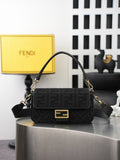 Fendi Black FF Shoulder Bag