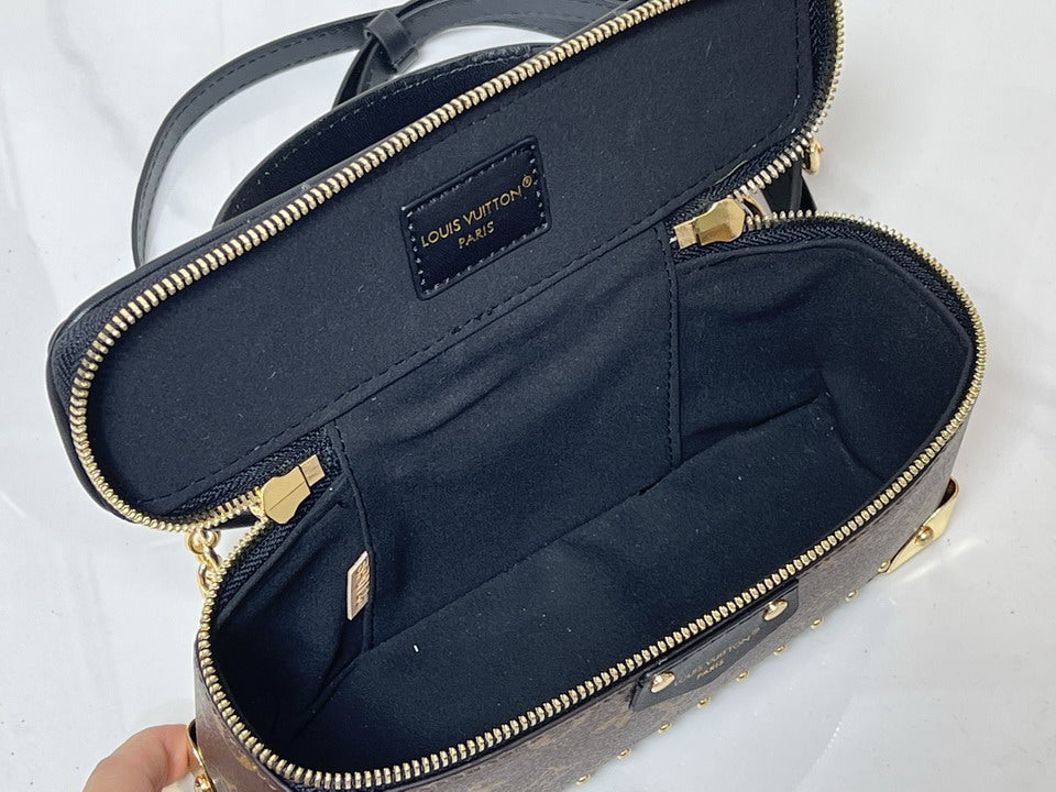 Louis Vuitton Monogram Vanity-Style Bag with Studded Details