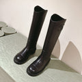 CHANEL HIGH BOOTS BLACK CALFSKIN